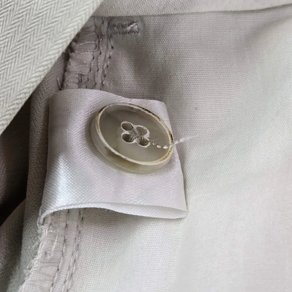 Tommy Bahama Men Pants 35X32 Beige Rayon Silk Pleated‎ 30